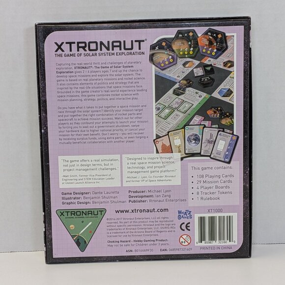 XTRONAUT The Game of Solar System Exploration Xtronaut Enterprises 2016 Complete - Picture 2 of 10